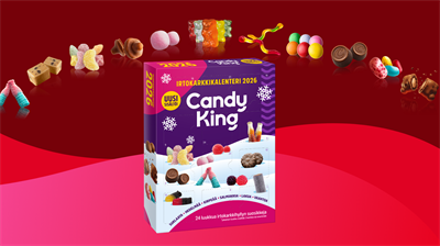 CandyKingin irtokarkkikalenteri uudistuu ja laajentaa kansainvälisille markkinoille